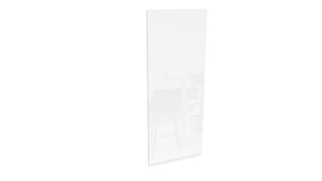 Front kuchenny Akryl Biały Połysk 50x124,7 cm 