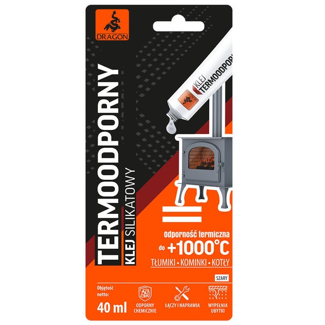 Klej termoodporny +1000'C 40ml