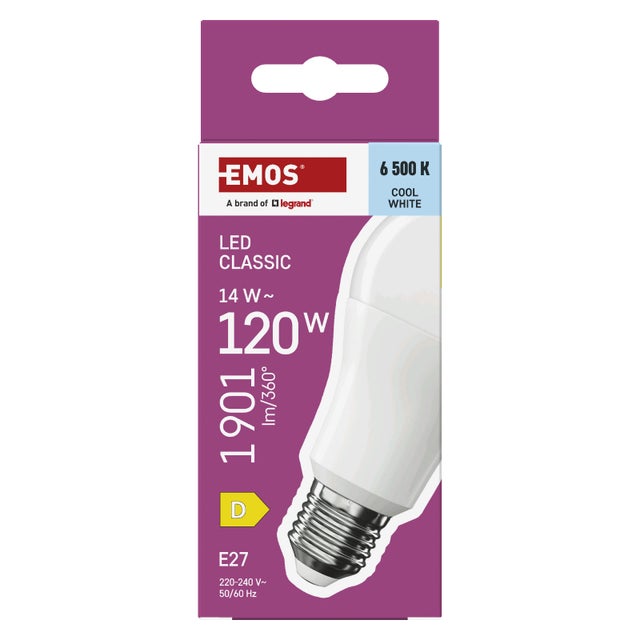 Żarówka LED E27 A65 14W 1901lm 6500K