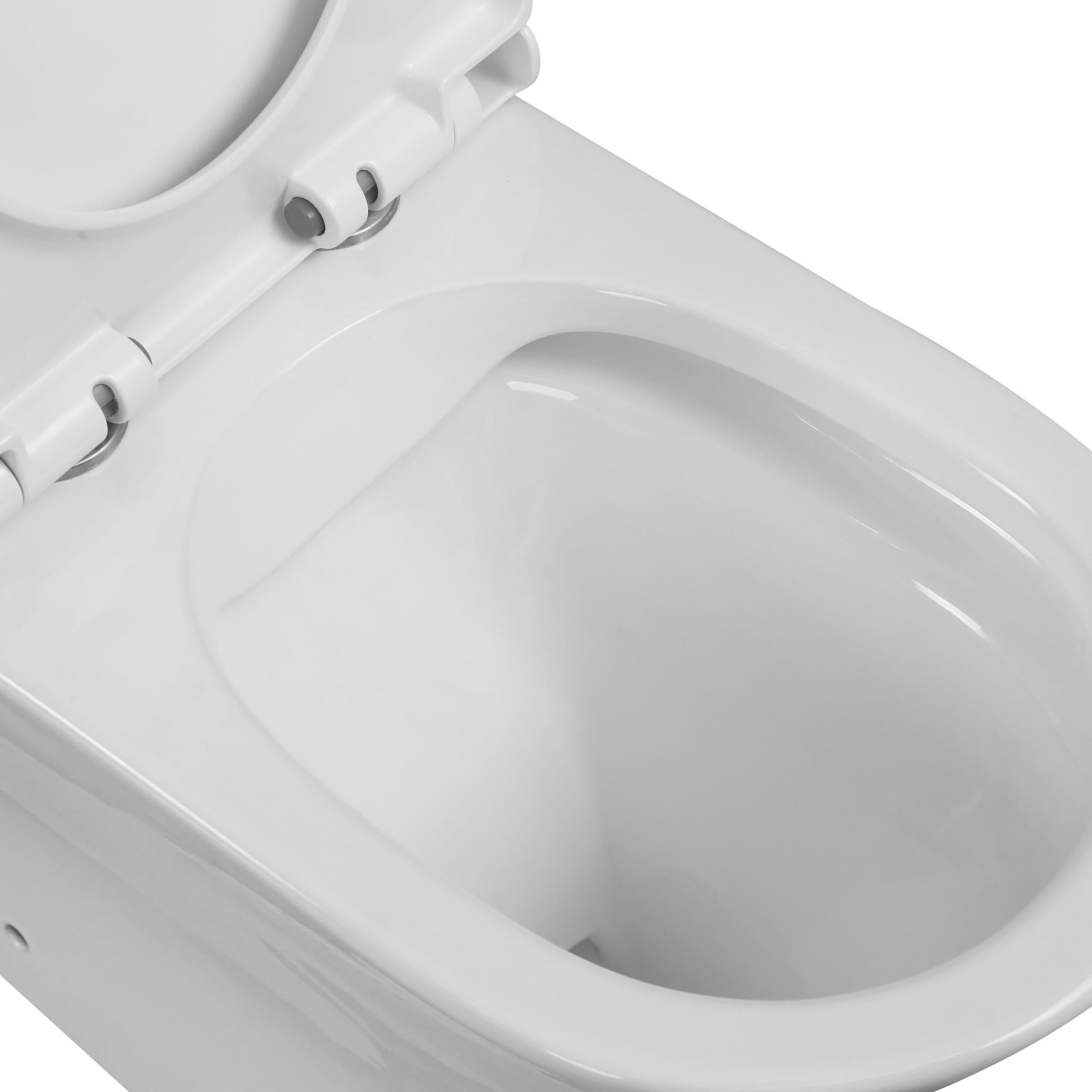 WC kompakt Dokos biały z deską wolnoopadającą  - 2