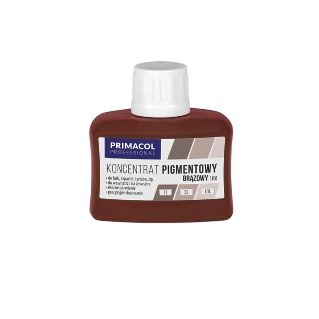 Primacol pigment do farb i tynków brązowy 80ml