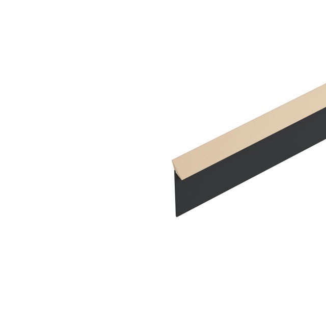 Kształtownik PVC profil uniwersalny maskujący 9,5x25x1mm Cezar Kość Słoniowa 4,20m