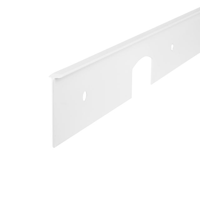 Listwa do blatu aluminiowa kątowa 38mm Cezar Biały RAL9003 0,62m