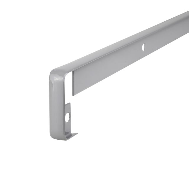 Listwa do blatu aluminiowa szczelinowa 28mm Cezar  Szary Ciemny RAL7037 0,62m