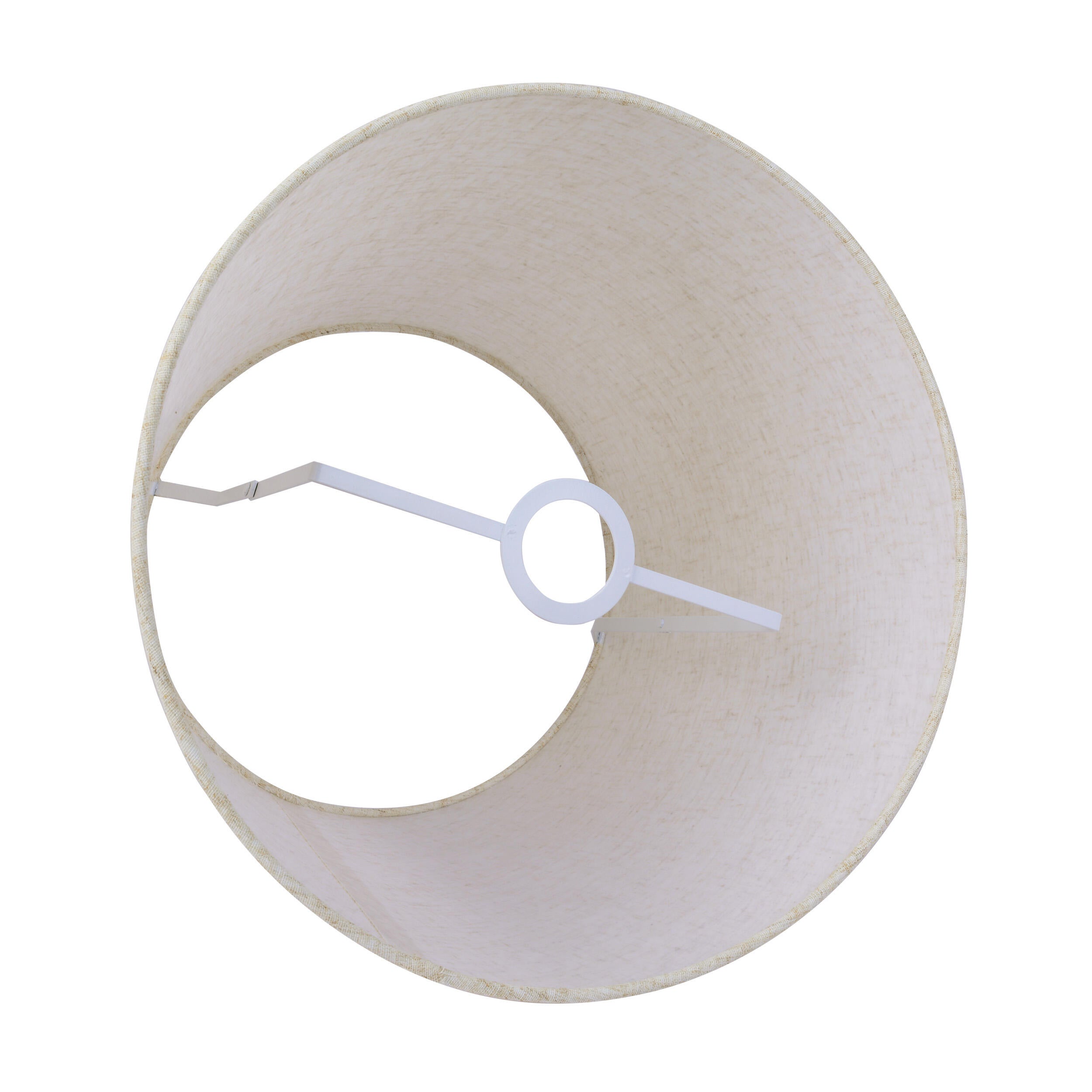Abażur stożkowy 35 cm, beżowy - 3