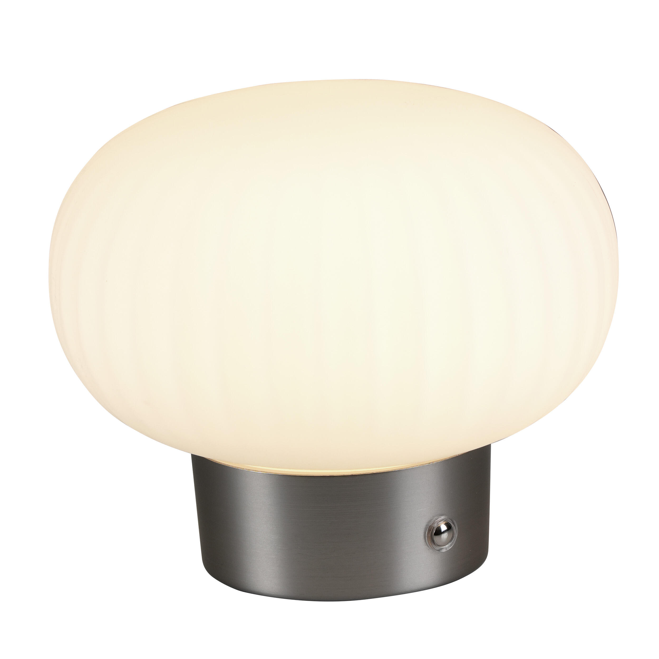 Lampka stołowa LED Latte, srebrna - 3