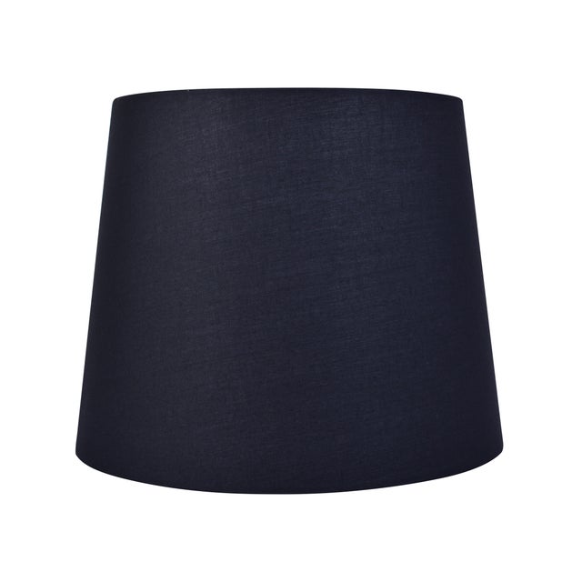 Abażur stożkowy 35 cm, czarny