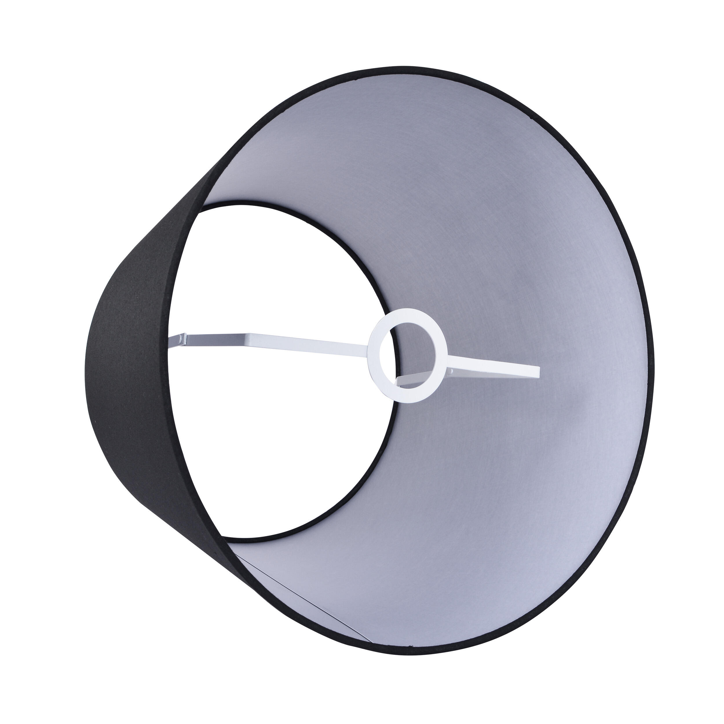 Abażur stożkowy 35 cm, czarny - 2