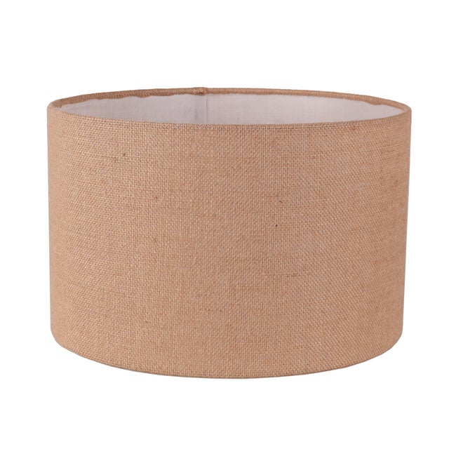Abażur walec 35 cm, beżowy