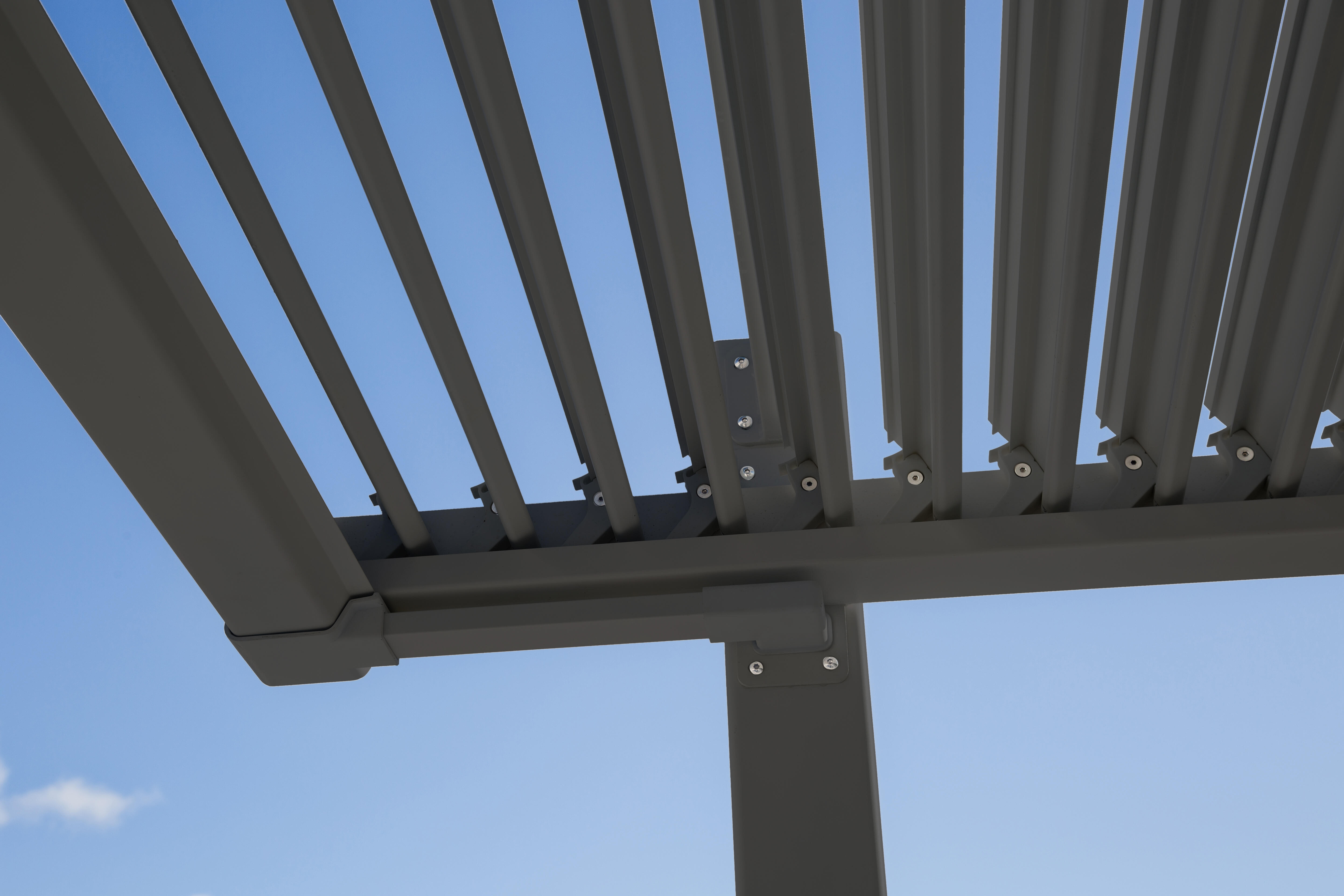 Pérgola de alumínio NATERIAL PERSEA ANTRACITE 3,2X3,6M - 29