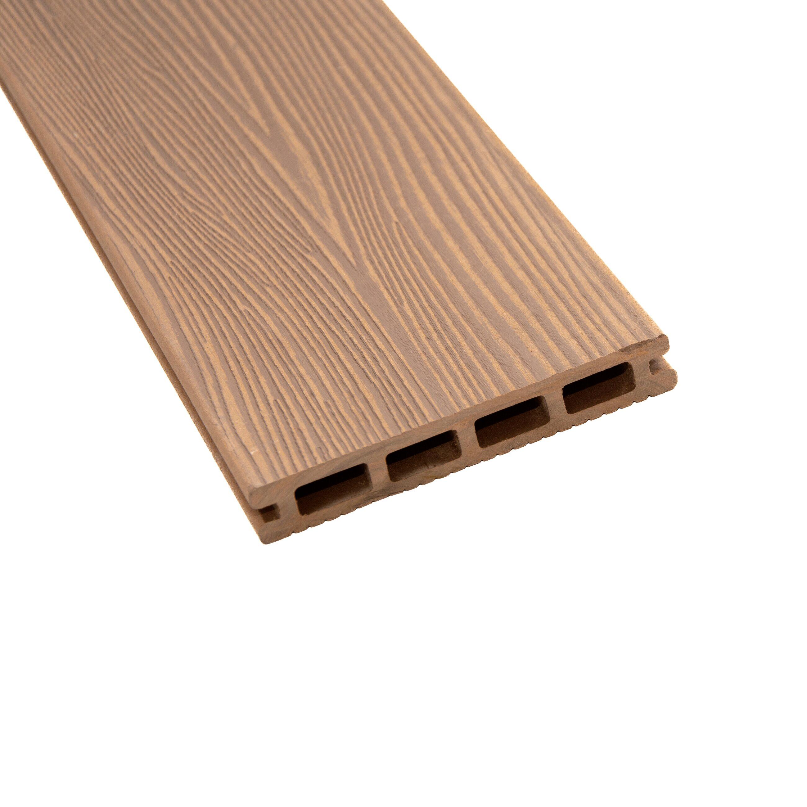 Deska tarasowa, kompozytowa, wym. 20x110x2000 mm, teak - 2