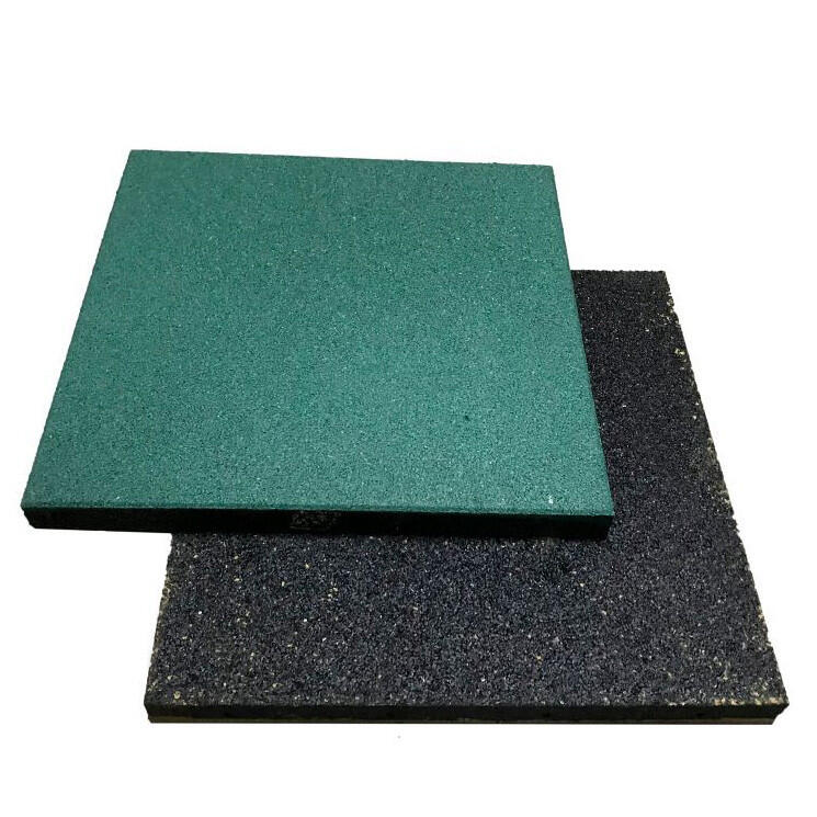 Nawierzchnia gumowa zielona 50x50x2 cm - 3