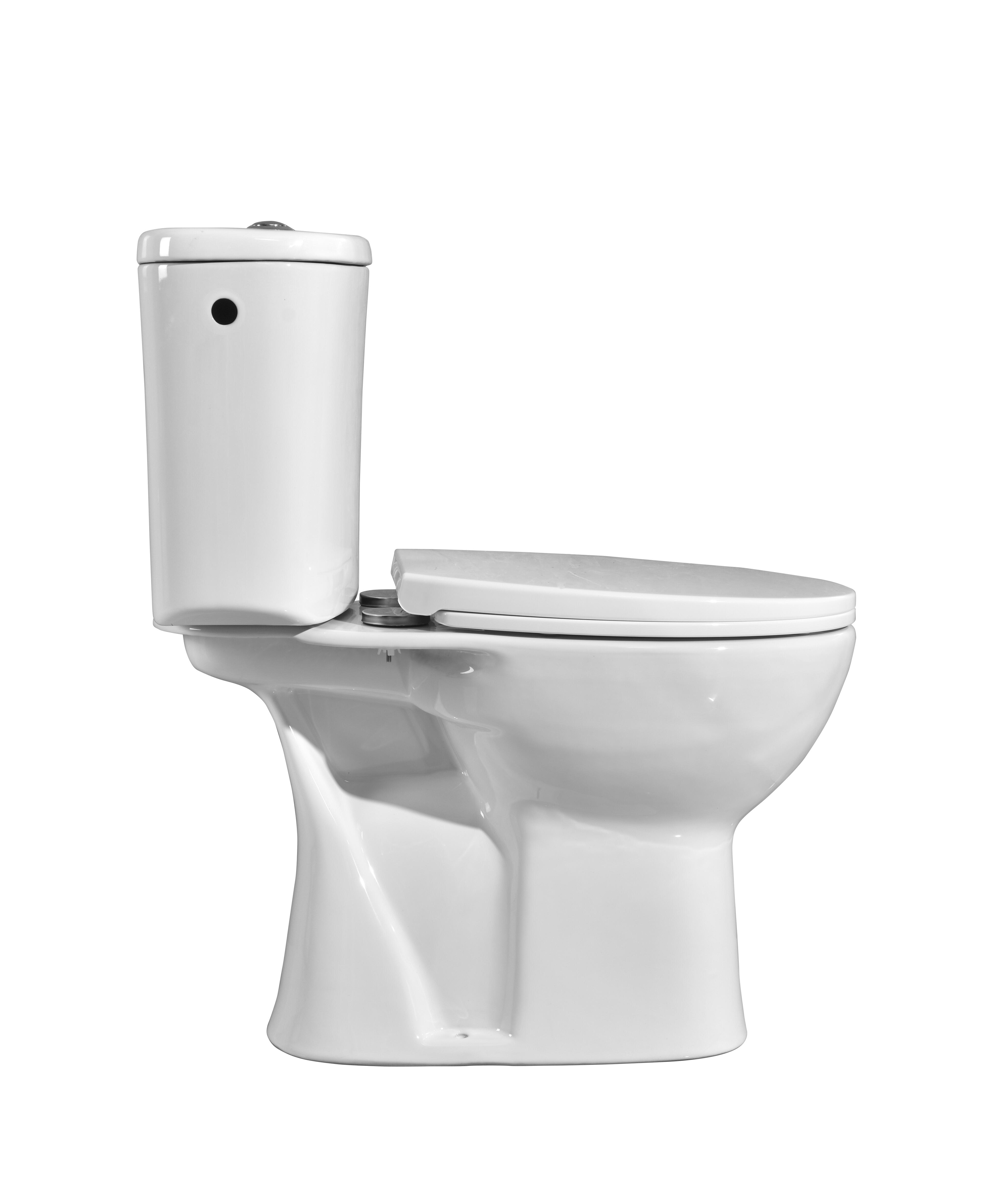 WC kompakt Aveeo Trefl pion biały - 2