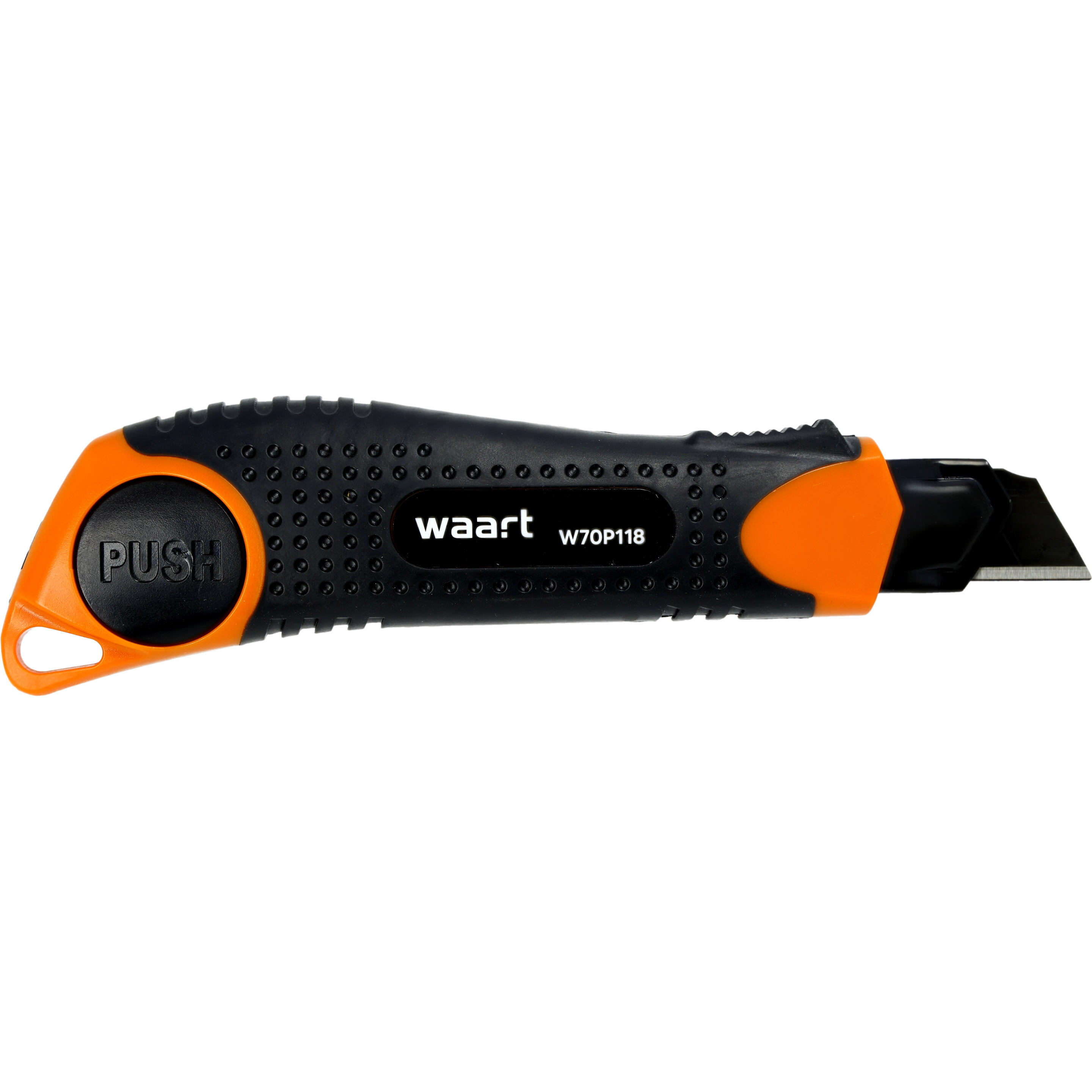 Nóż z ostrzem łamanym 18 mm, czarne ostrze SK4 WAART - 2