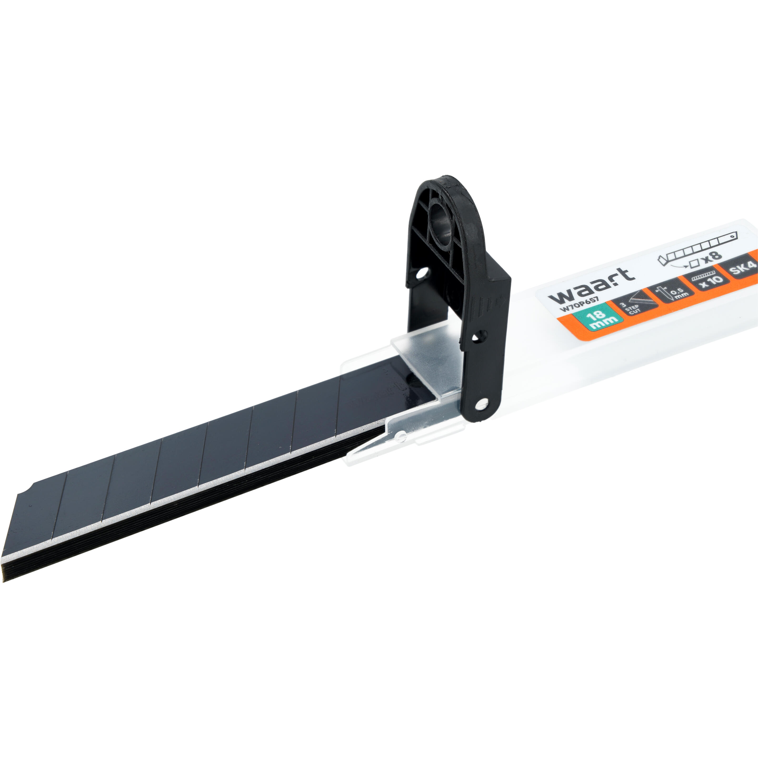 Ostrza łamane SK4 18 mm - 10 szt. 8 segmentów, WAART - 2