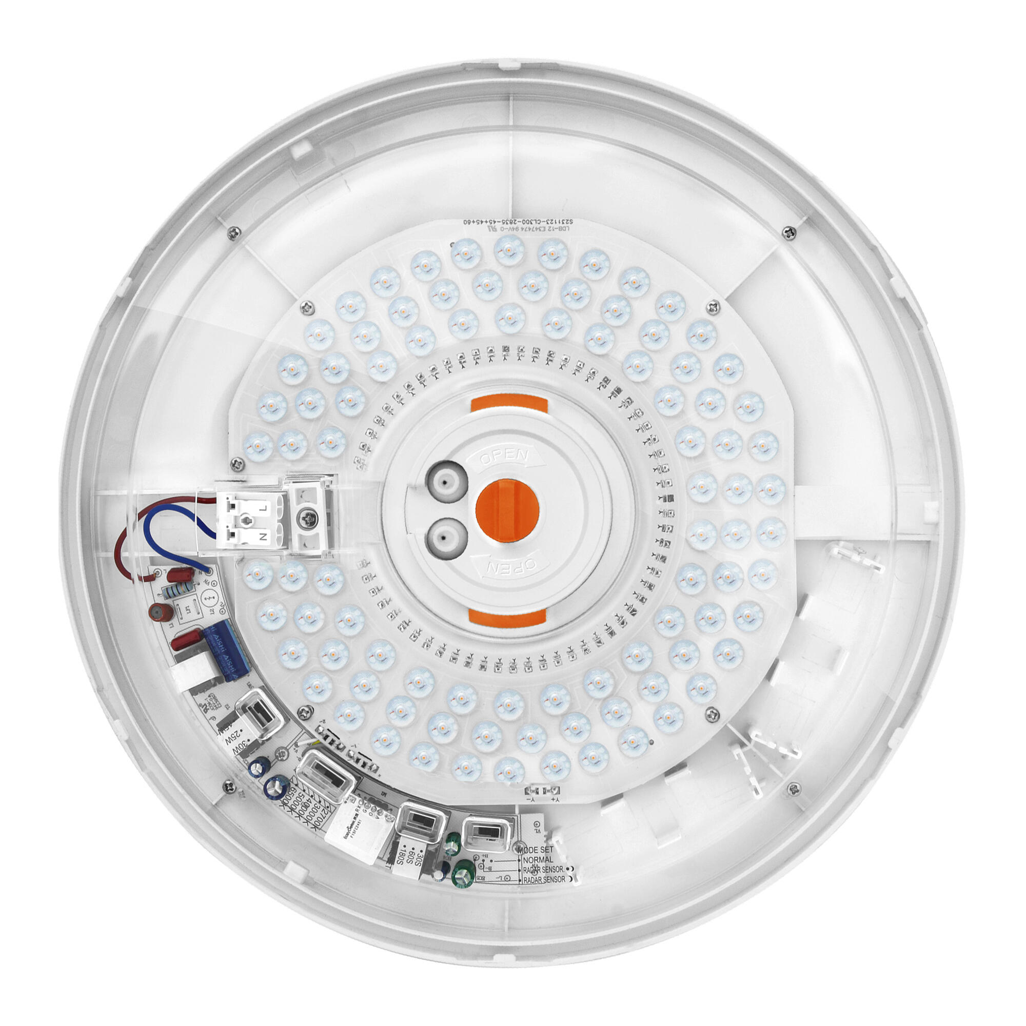 Plafon LED VL-CLR-300-2 15-30W 3200lm IP44 MVS - 2