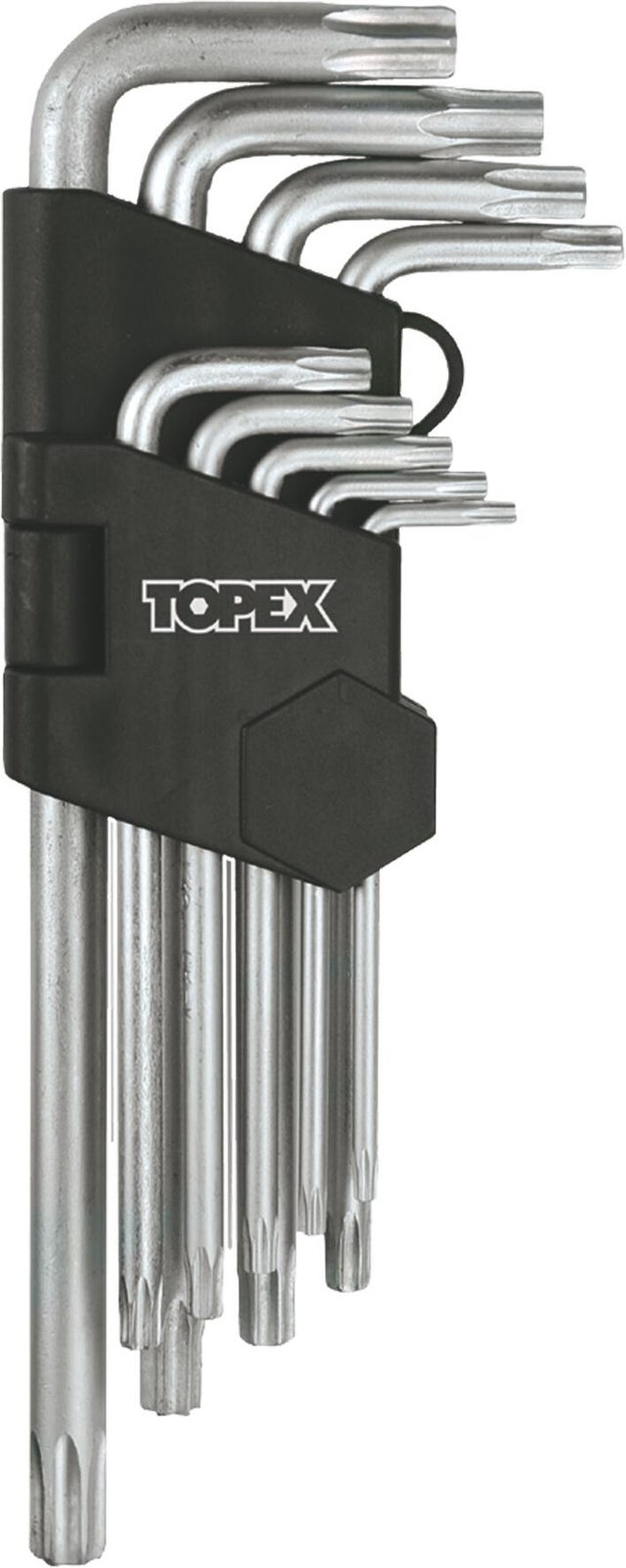 Zestaw kluczy Torx z otworem, 9 szt.