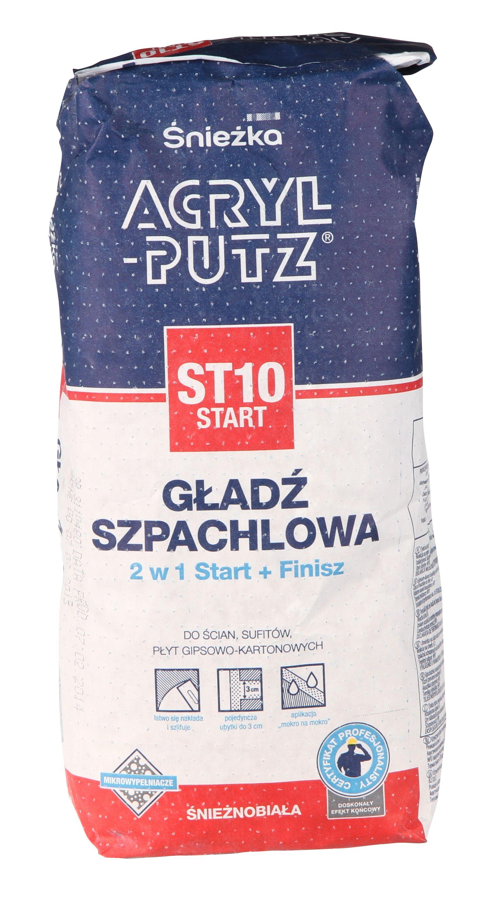 Gładź szpachlowa Śnieżka Acryl Putz 2,5kg - 2