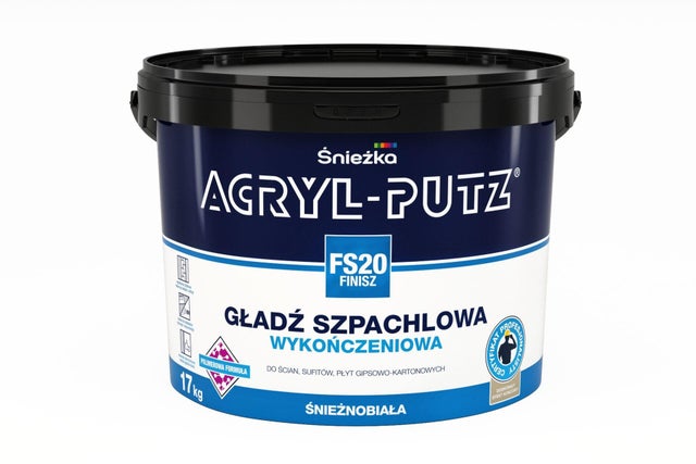 Gładź szpachlowa Śnieżka Acryl-Putz Finisz FS20 17kg