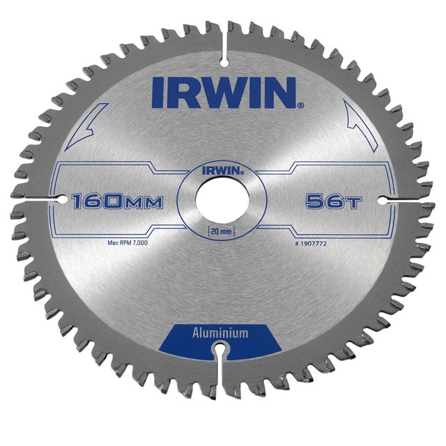 Piła widiowa do aluminium 160 mm 56Z, otwór 20 Irwin