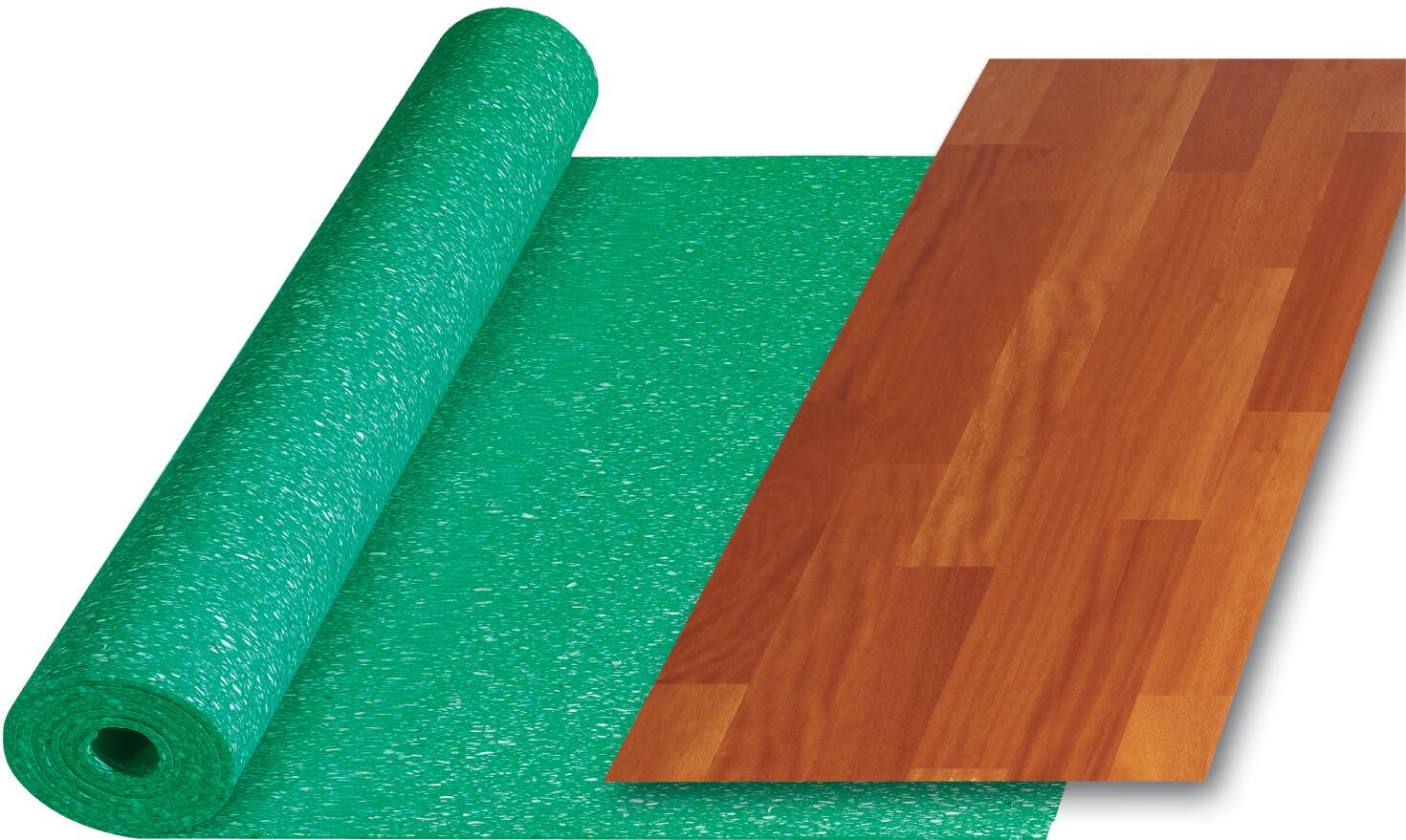 Podkład Pianomat gr. 4mm zielony pod podłogi laminowane i trójwarstwowe - 2