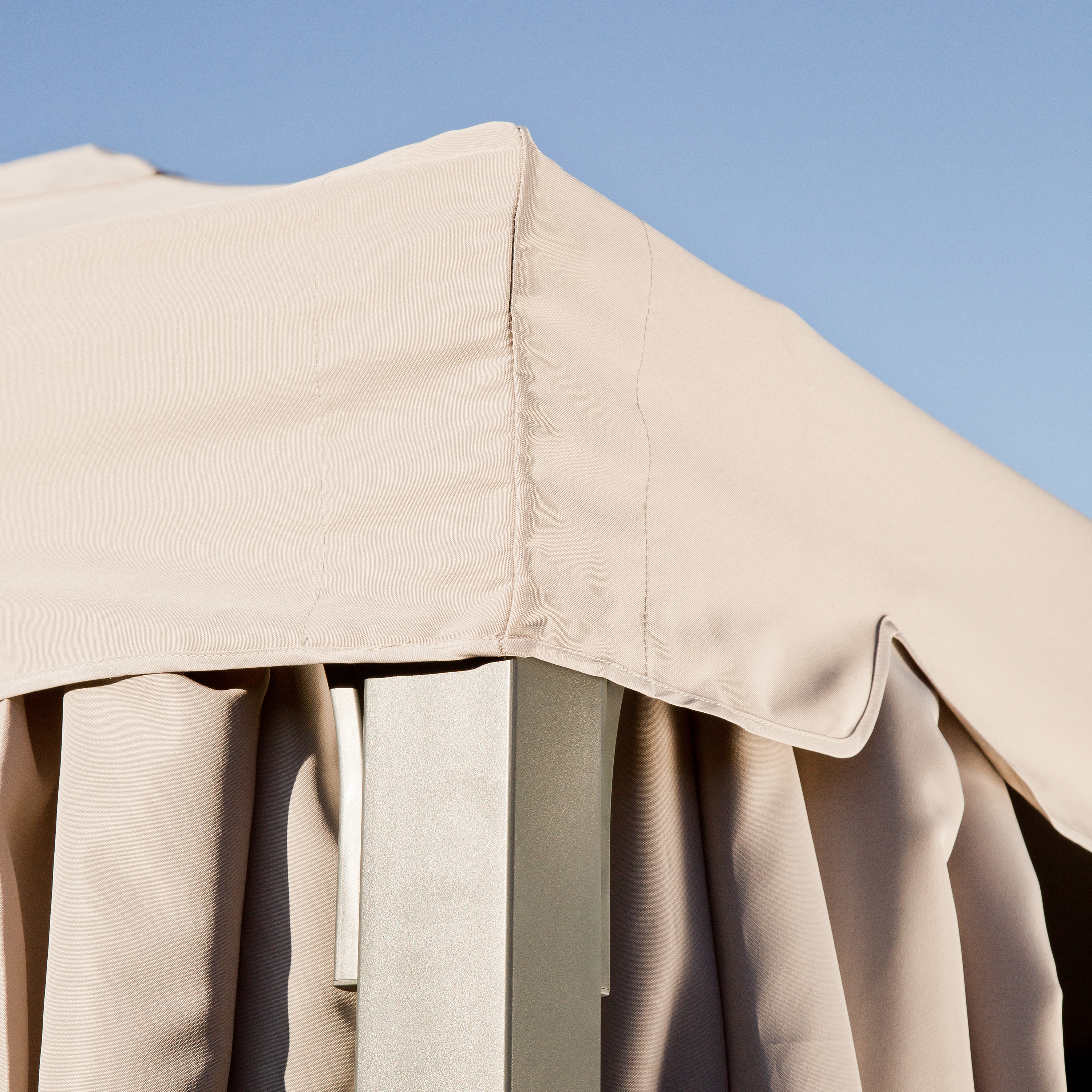 Carpa de acero y aluminio Ysis gris de 300x400 cm - 15