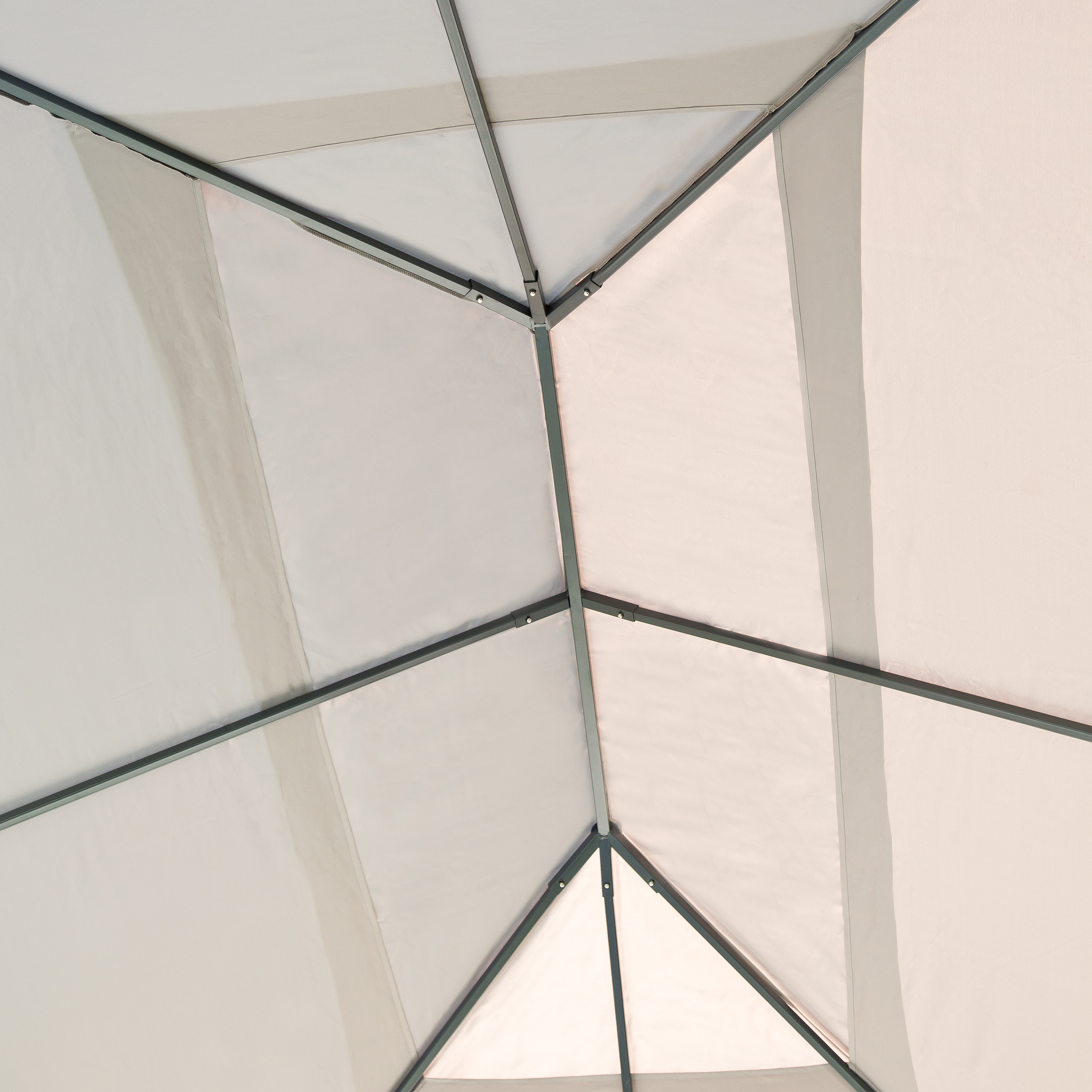 Carpa de acero y aluminio Ysis gris de 300x400 cm - 13