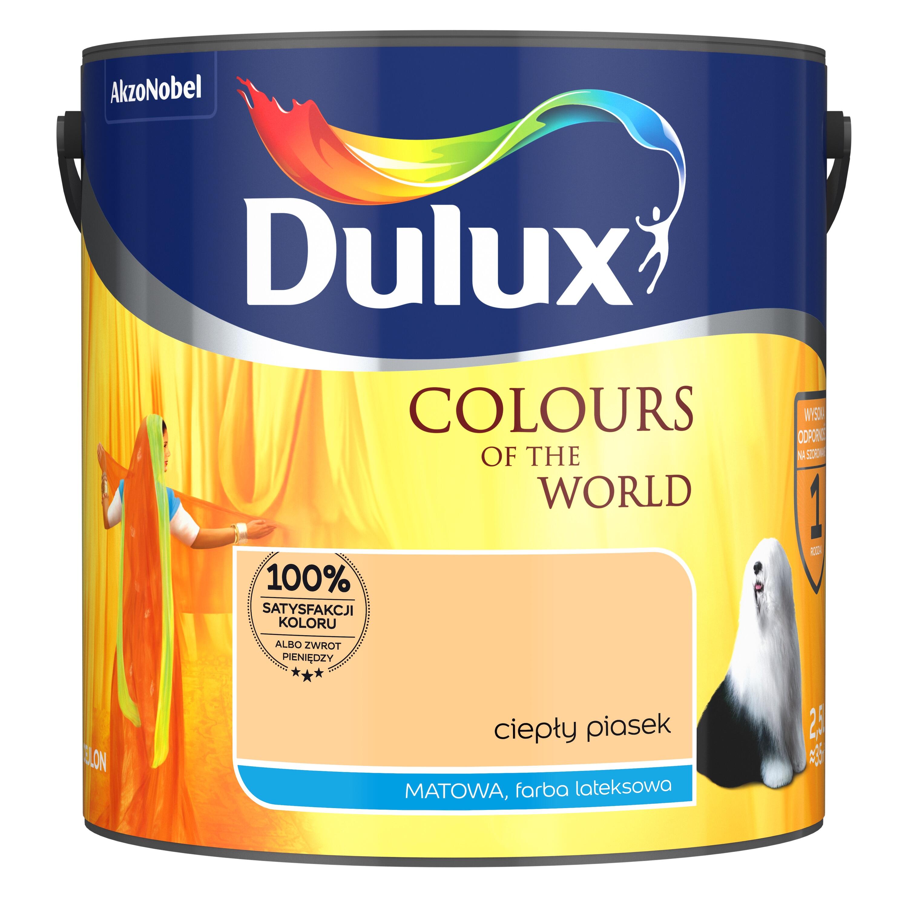Farba Dulux Kolory Świata ciepły piasek 2,5l