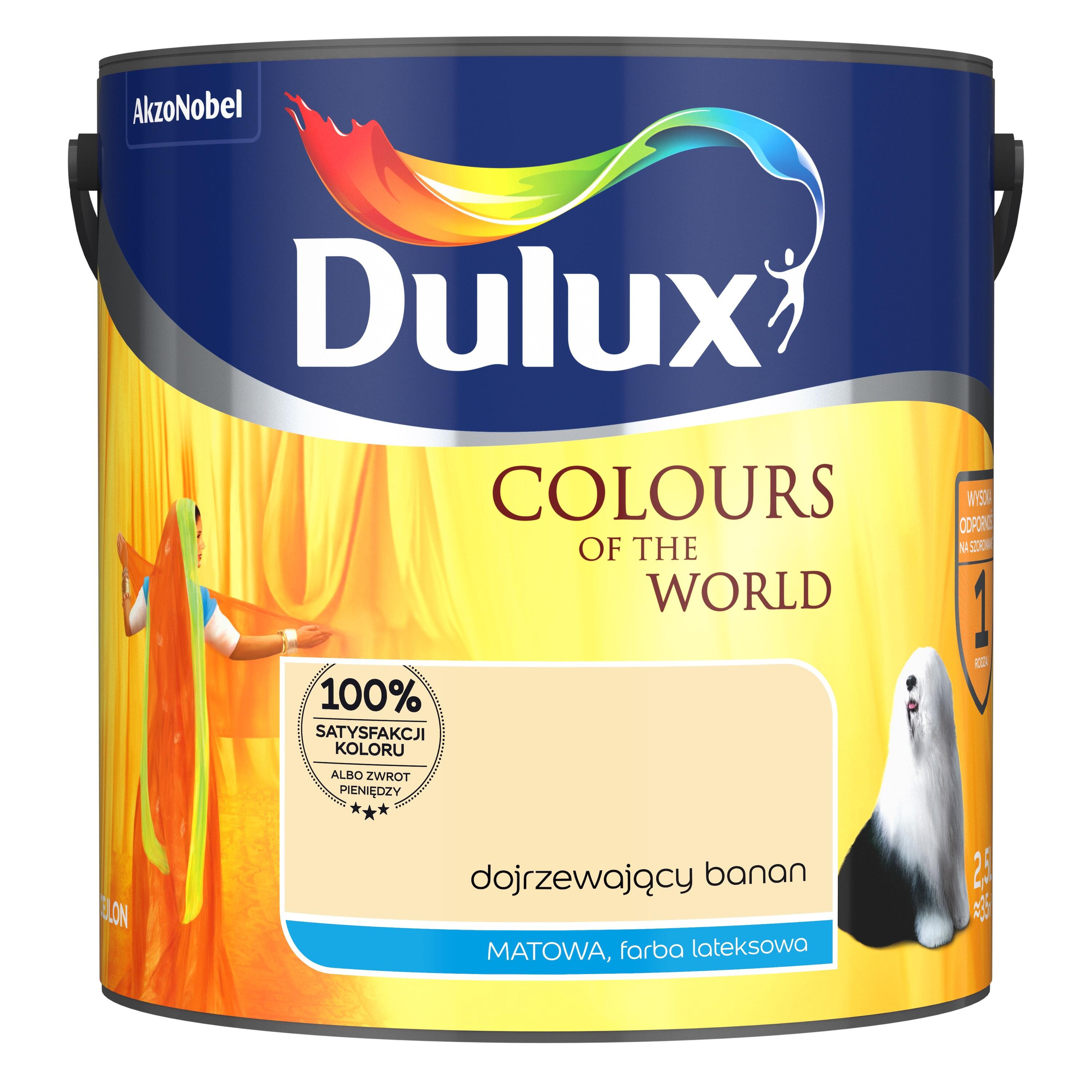 Farba Dulux Kolory Świata dojrzewający banan 2,5l