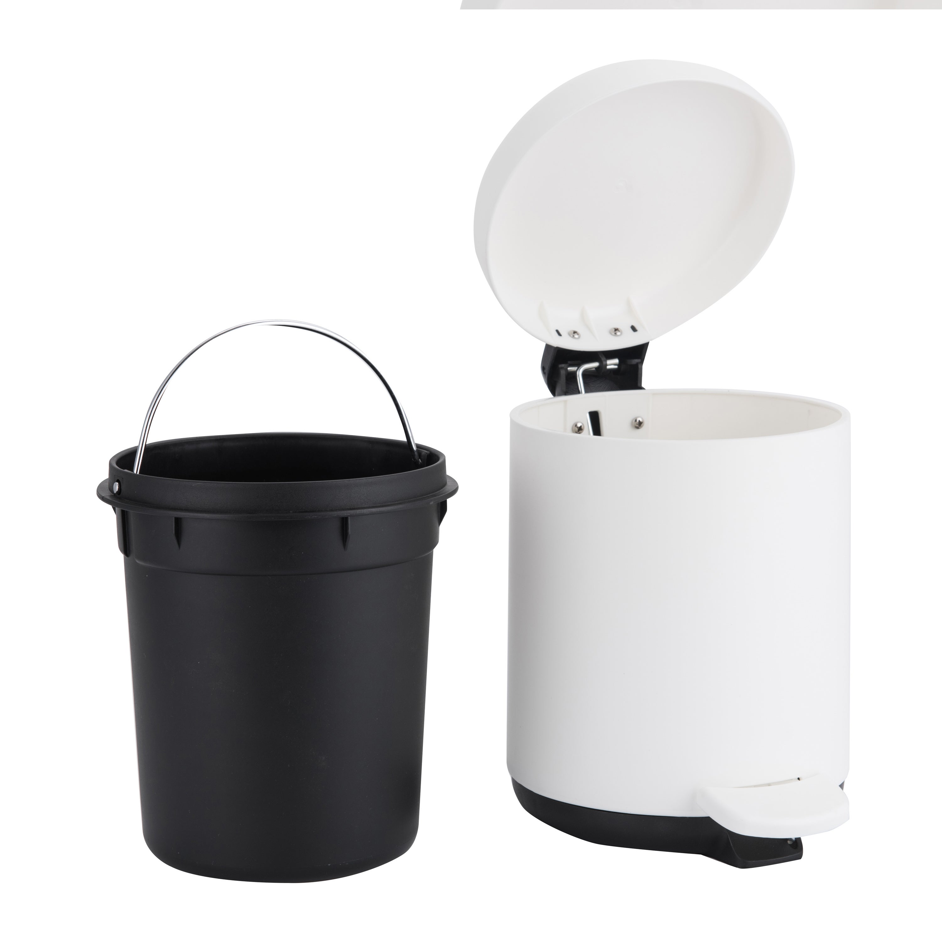 Cestino da bagno a pedale SENSEA 3 L in polipropilene - 5