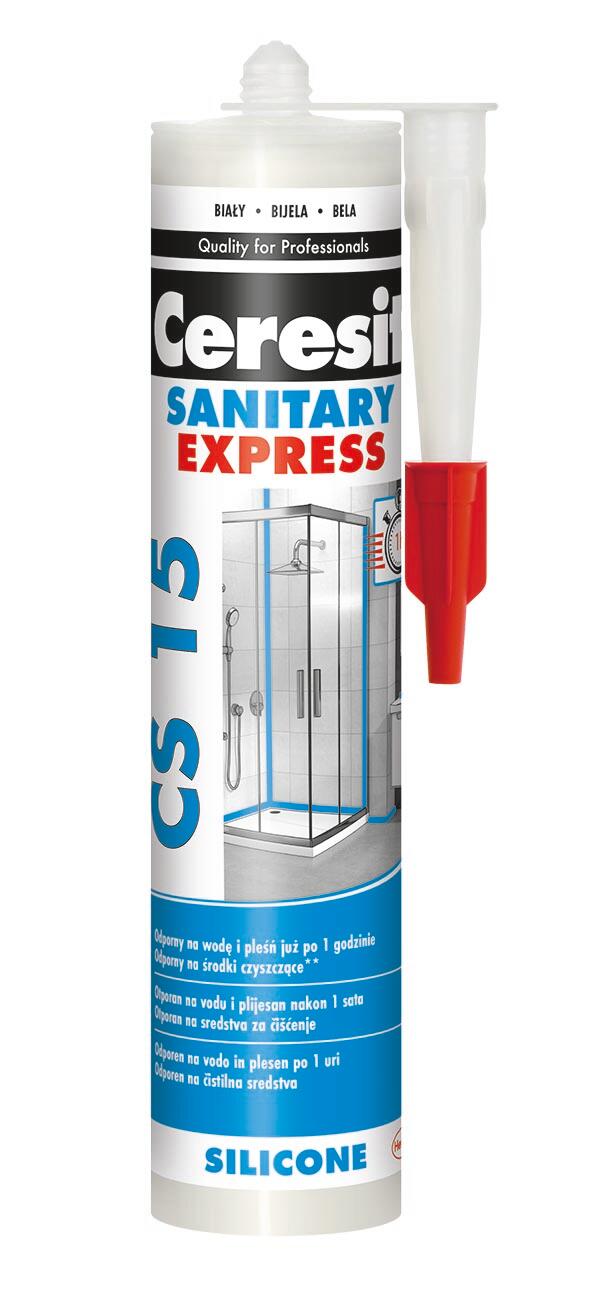 Silikon sanitarny Ceresit CS15 biały 280ml