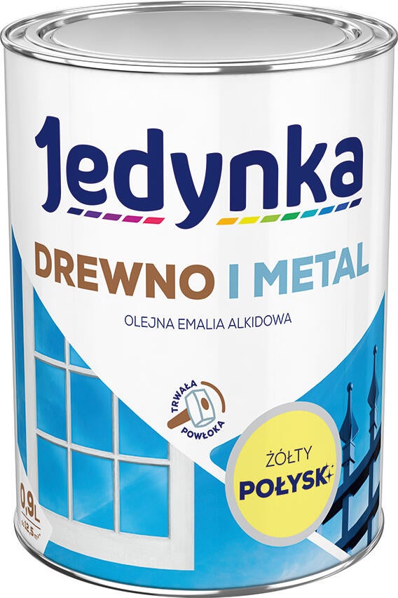 Emalia alkidowa Jedynka żółty 0,9l