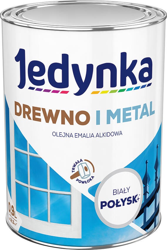 Emalia alkidowa Jedynka biały 0,9l