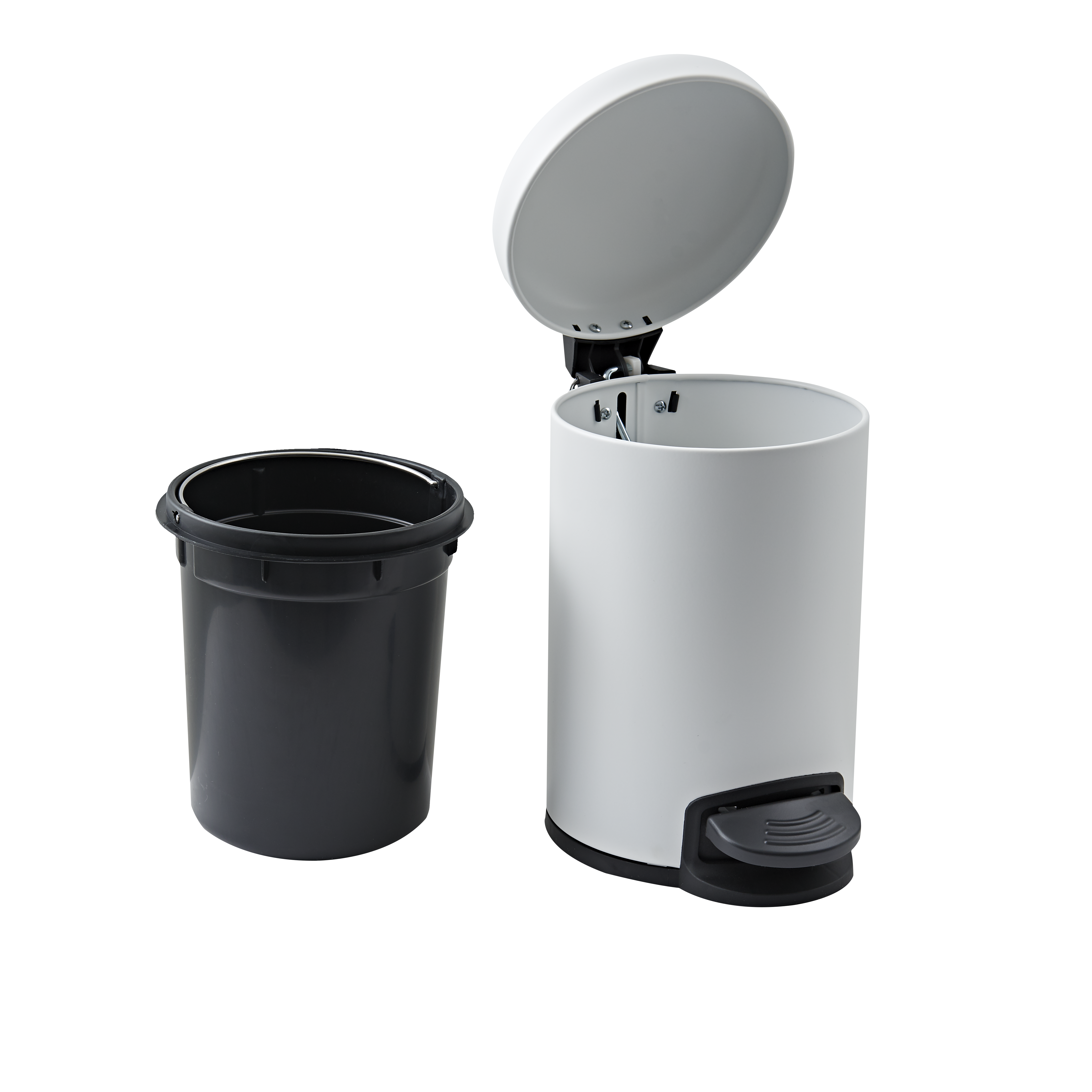 Cestino da bagno a pedale SENSEA 3 L in acciaio - 6