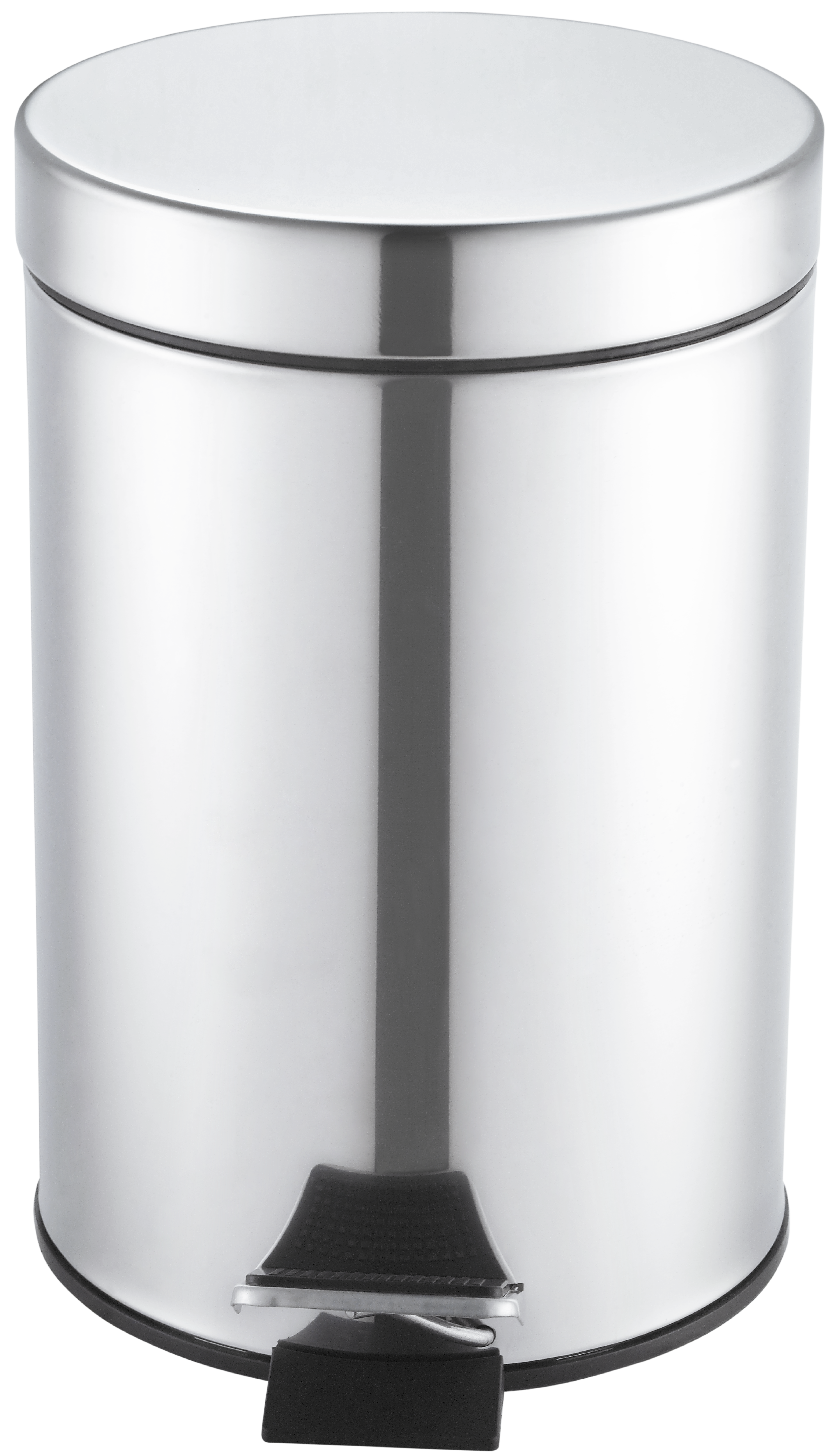 Balde de casa de banho 16,8x25,8x16,8 cm cinzento brilhante 3 lt Sensea Urban - 3