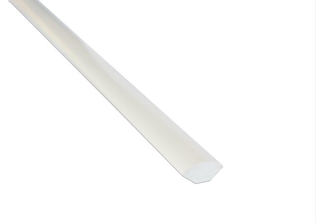 Ćwierćwałek PVC biały 14x14x2500 mm