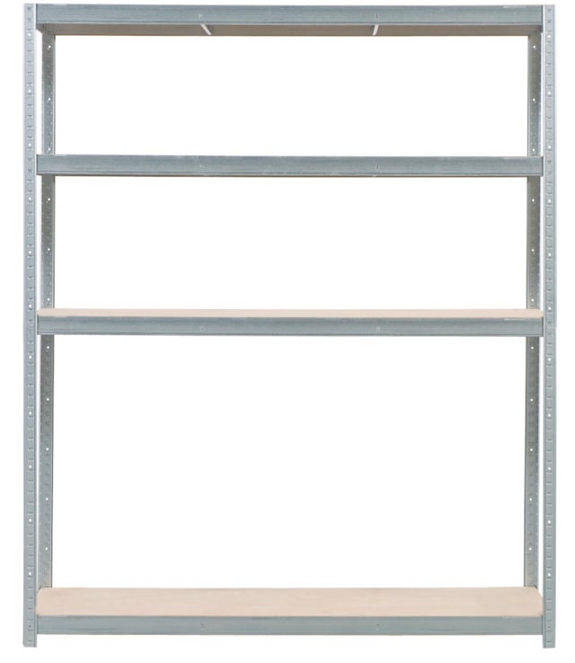 Regał magazynowy wym. 180x160x60 cm, 4 półki, nośność 250 kg