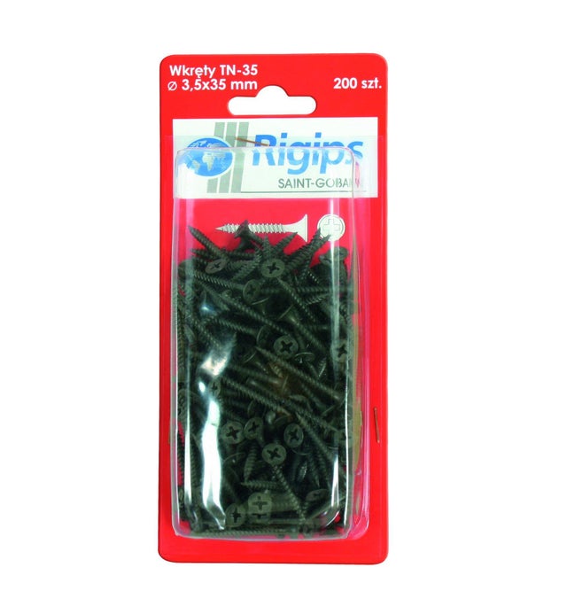 Wkręty do profili metalowych TN 3.5x35 mm 200 szt Rigips