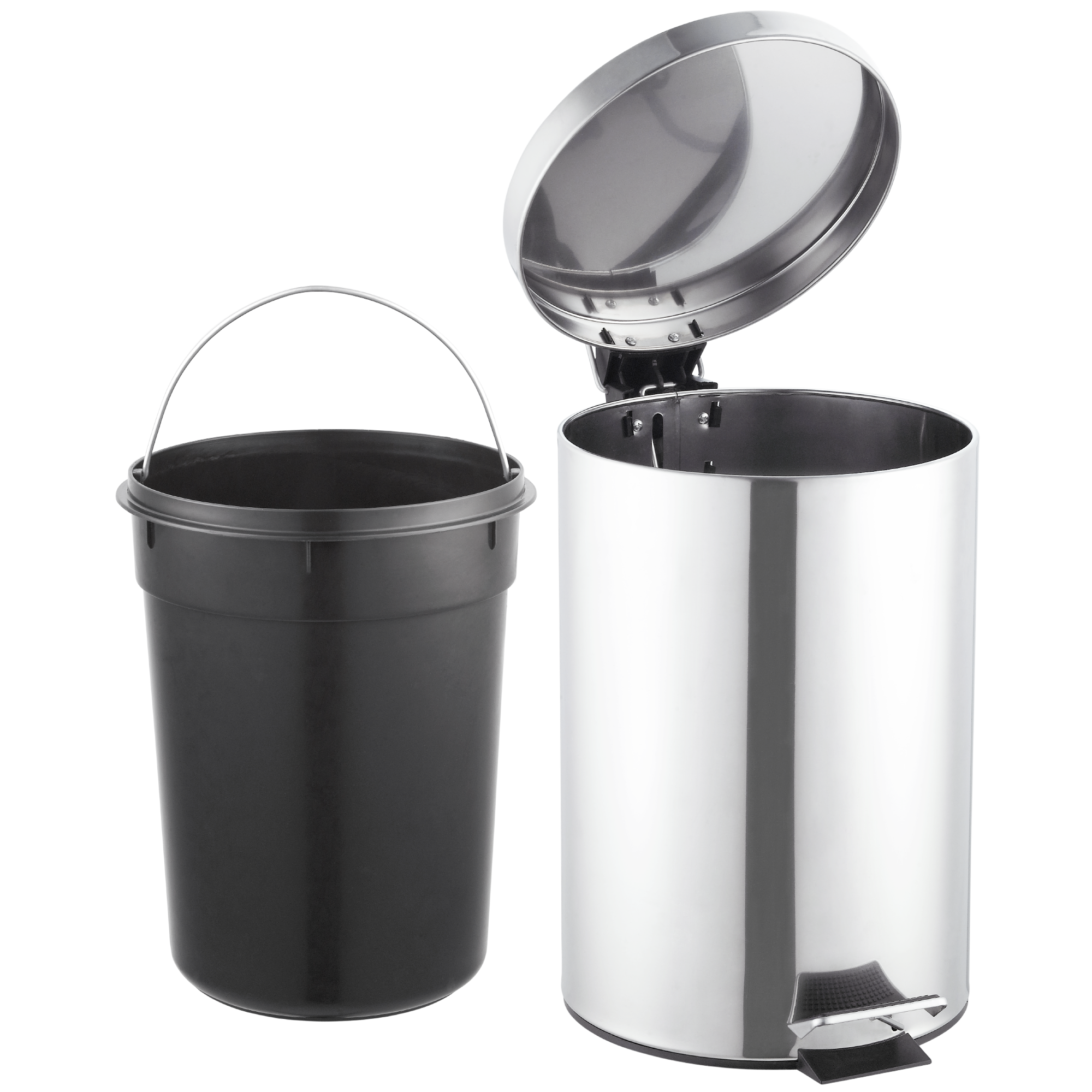 Balde do lixo SENSEA CROMADO 12L - 2