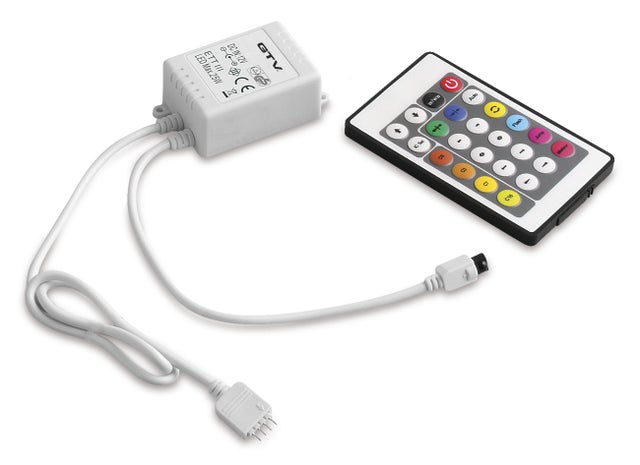 Sterownik taśm LED RGB 12V z pilotem