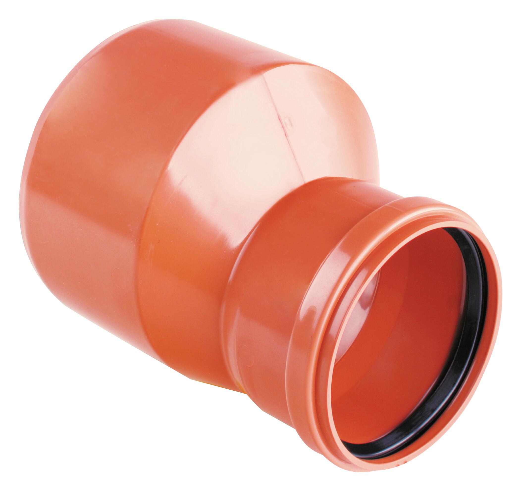 Redukcja kanalizacyjna zewnętrzna, PVC  fi 160/110 mm - 2