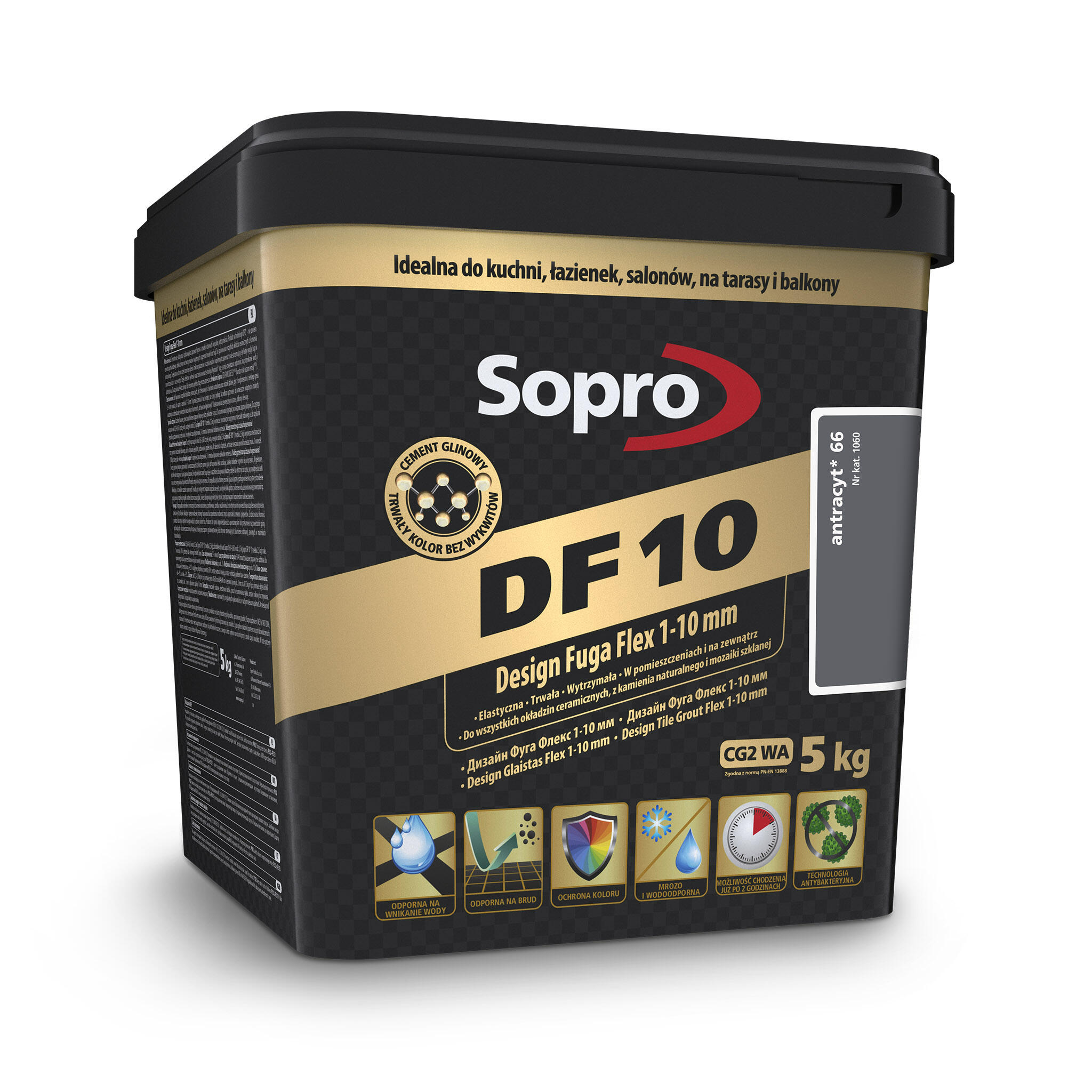 Fuga DF10 Design Flex antracyt 5 kg - 2