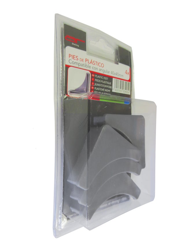 Nóżki plastikowe do regału 4.0x4.0 cm 4 szt.