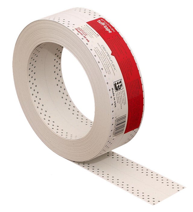 Taśma do połączeń i narożników wewnętrznych płyt g-k TT-TUFF TAPE czerwona 30 mb