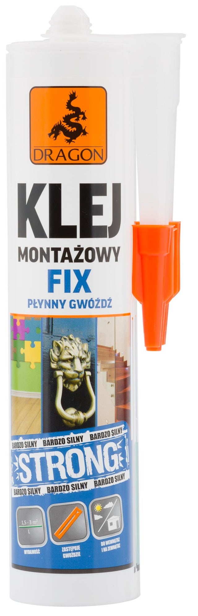 Klej montażowy płynny gwóźdź Dragon 300ml