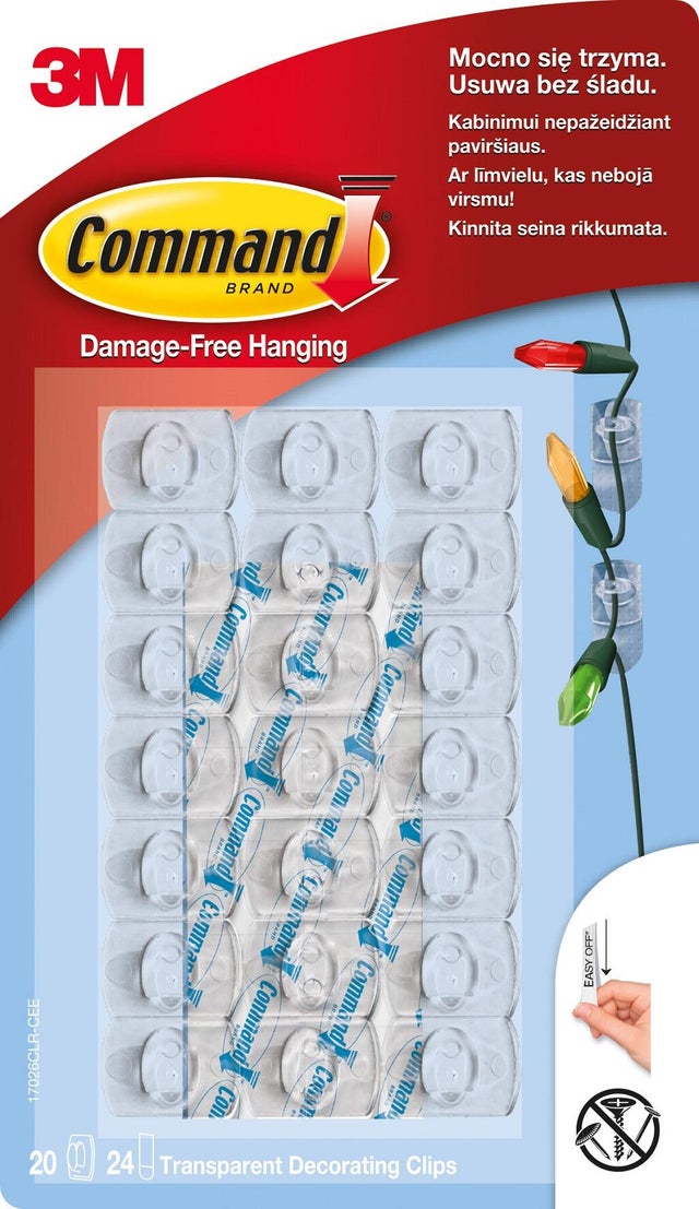 Haczyki do ozdób Command 20 szt.