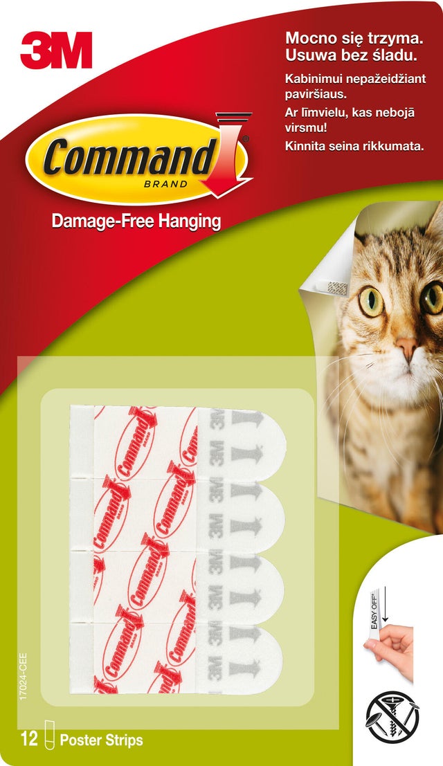 Paski wymienna Command 12 szt.
