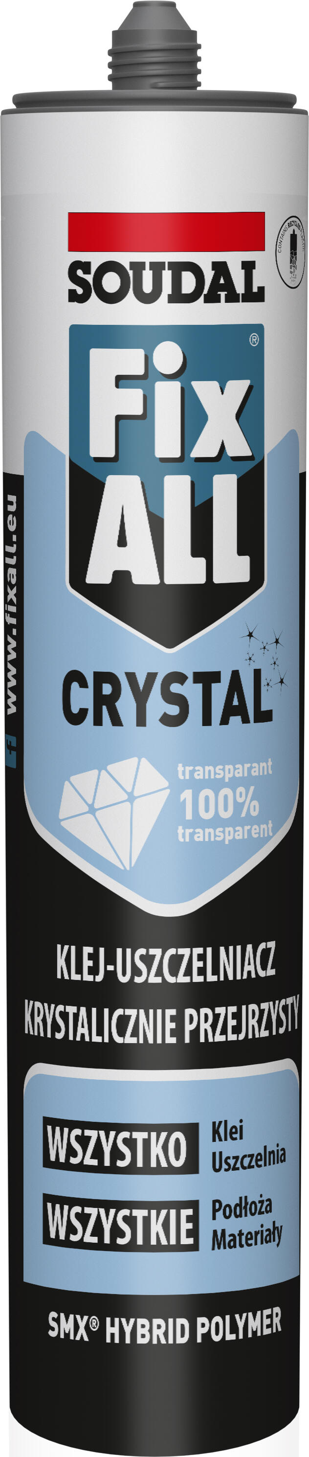 Klej montażowy Soudal Fix All Crystal 290ml