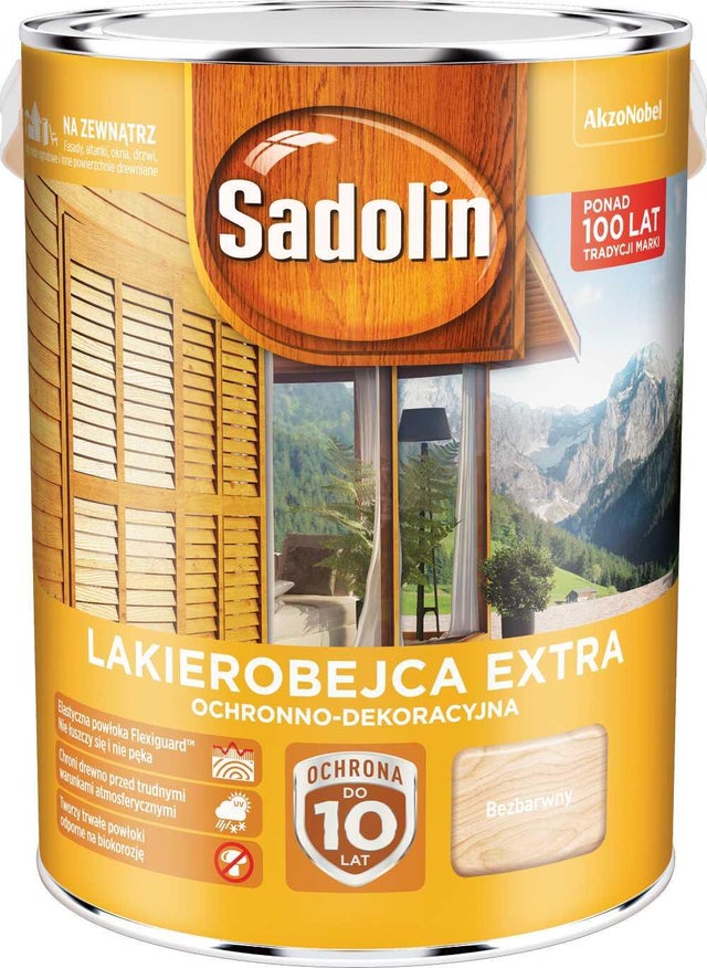 Lakierobejca Sadolin Extra bezbarwny 5l