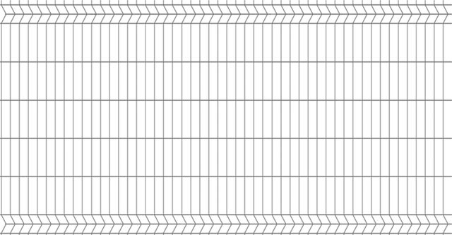 Panel ogrodzeniowy 3D ocynk, 123x250 cm, oczko 50x200 mm, drut 4 mm